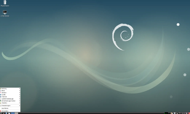 Linux发行版Debian LXDE桌面