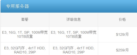 raksmart专用服务器