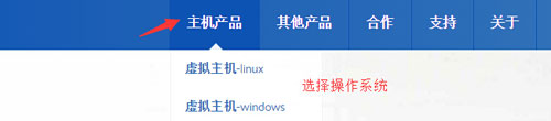 BlueHost主机操作系统