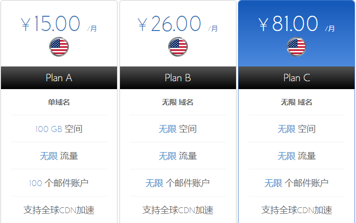 无限空间美国PHP空间服务器推荐