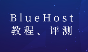 BlueHost建站教程 BlueHost评测专题