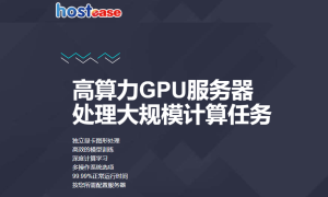 HostEase香港和美国GPU服务器新品上线