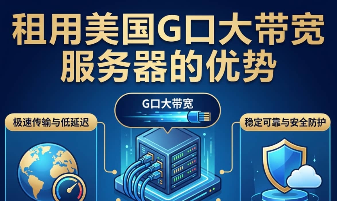 美国G口大带宽服务器优势