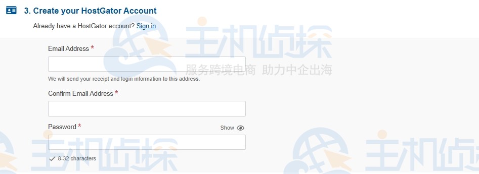 HostGator美国主机最新购买教程