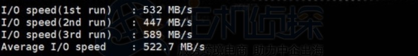 BudgetVM主机硬盘读写速度