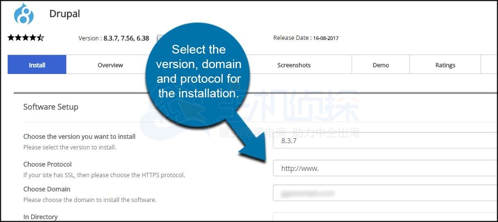 GreenGeeks安装Drupal版本
