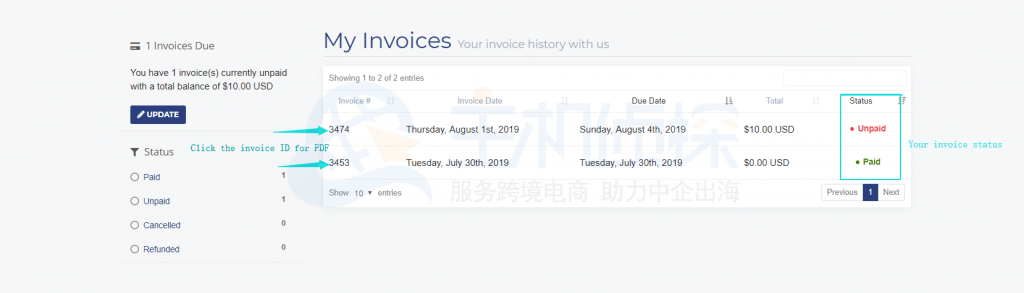 iON发票界面