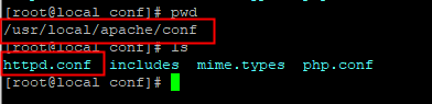 更新http.conf配置文件