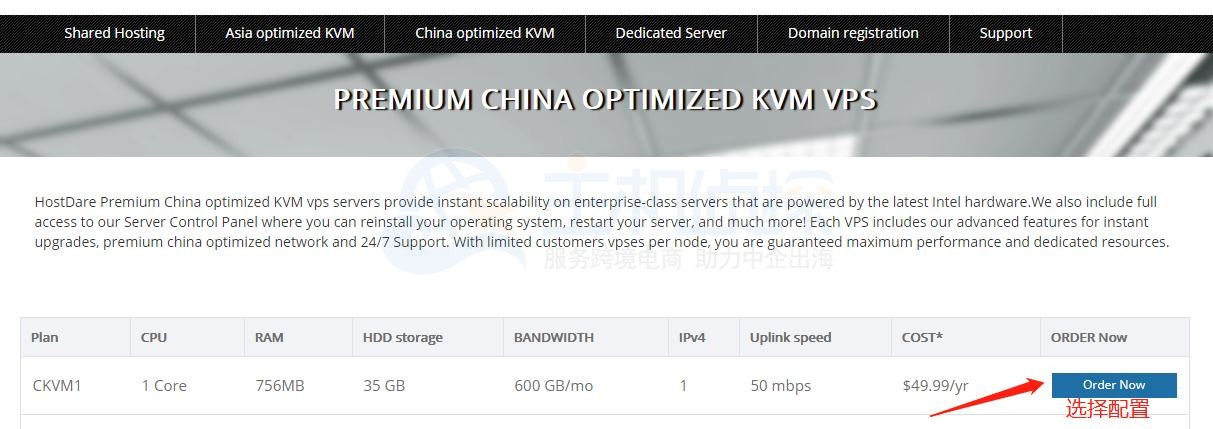 HostDare VPS购买教程