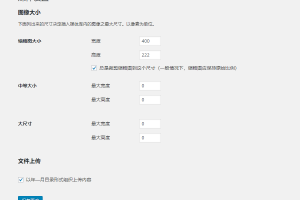 缩略图大小设置