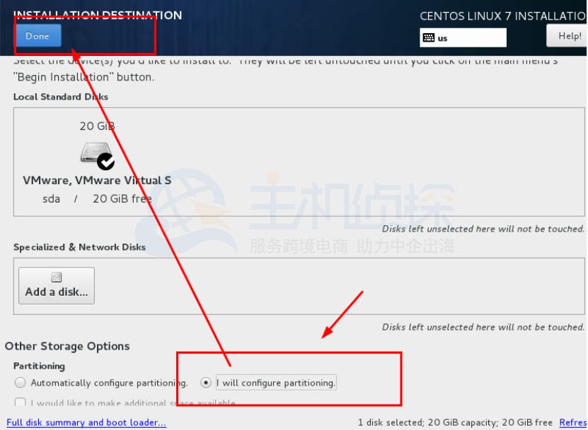 选择i wil configure partitioning