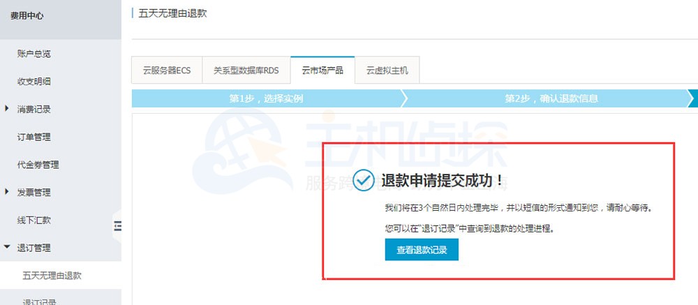退款体积