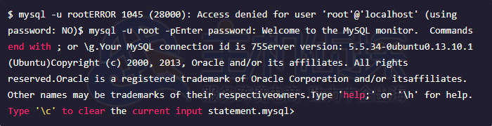 Ubuntu安装MySQL
