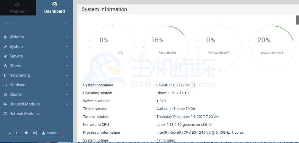 Ubuntu 18.04安装Virtualmin
