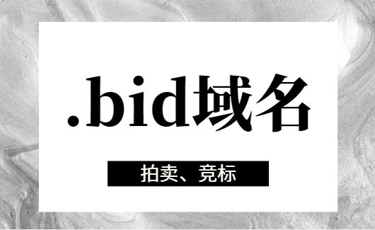 bid域名