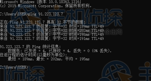荷兰本地ping