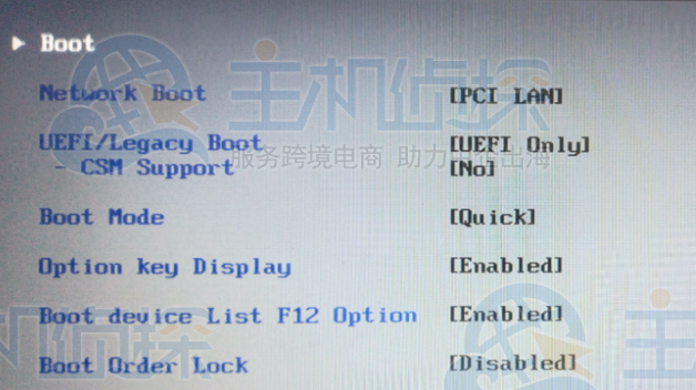 UEFI/Legacy Boot 设为 UEfI Only