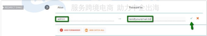Namecheap域名邮件转发器