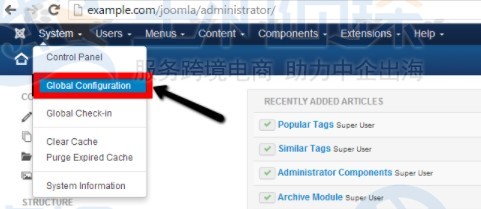 Joomla启用缓存方法