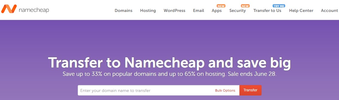 Namecheap优惠码