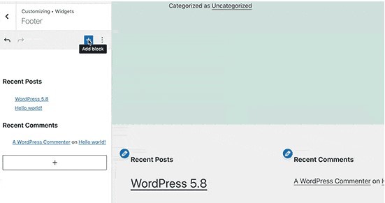 WordPress 5.8