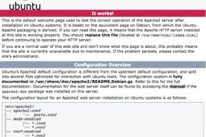 Apache默认页面