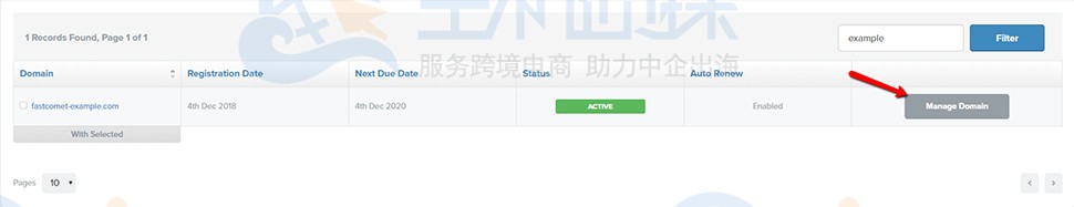 管理域