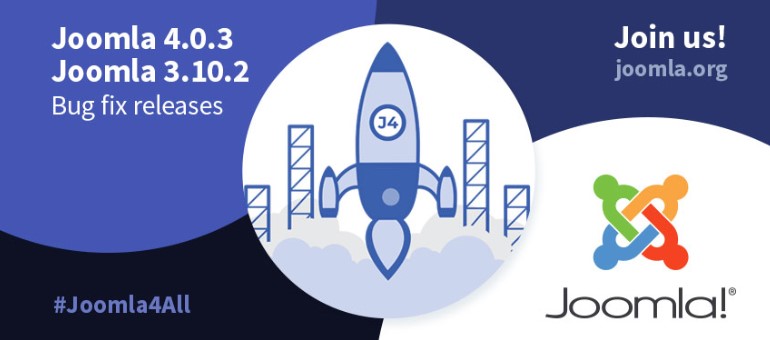 Joomla 4.0.3和Joomla 3.10.2