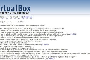 VirtualBox版本