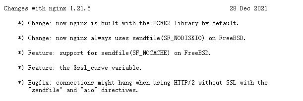 Nginx 1.21.5发布