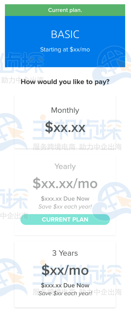 VPS 更改付款