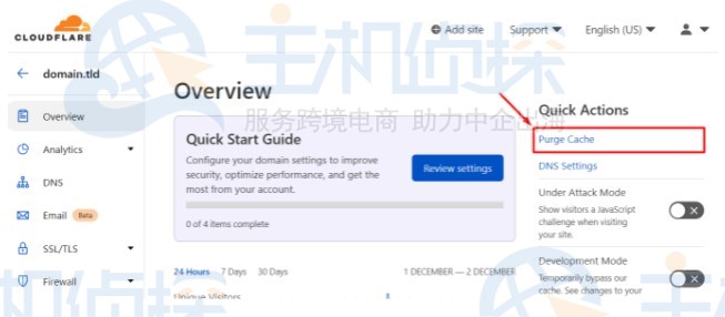 CloudFlare使用教程：怎么清除网站缓存