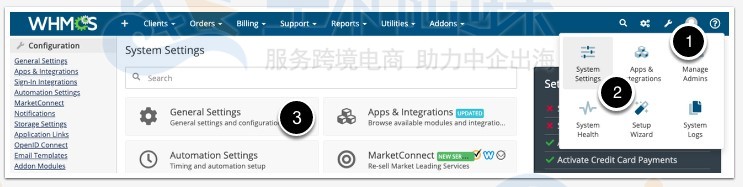 WHMCS空白页或糟糕错误信息的故障排查