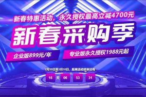 宝塔面板新春特惠活动