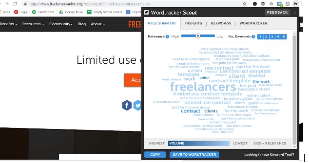 Wordtracker Scout