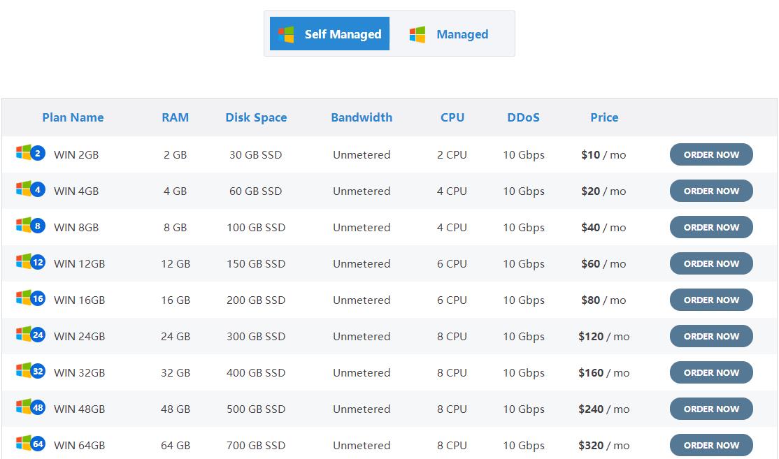 IOZoom Windows VPS