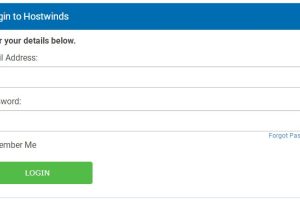 Hostwinds账户登录