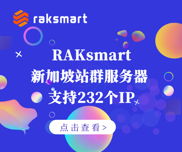 RAKsmart新加坡站群服务器租用方案