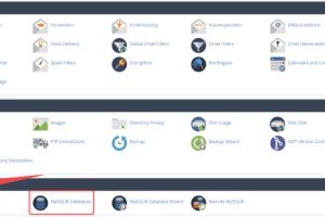 在cPanel面板中检查MySQL错误的方法步骤