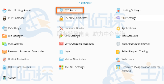 Plesk - FTP 访问