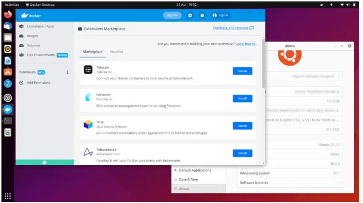 Linux版的Docker Desktop正式发布