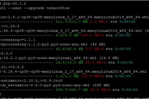安装TensorFlow