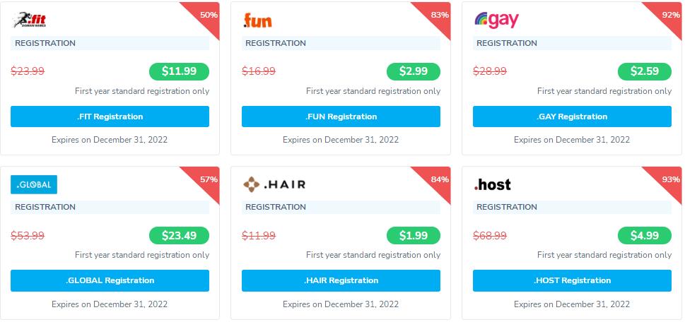 NameSilo2022年7月域名优惠活动