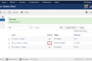 Joomla模板安装