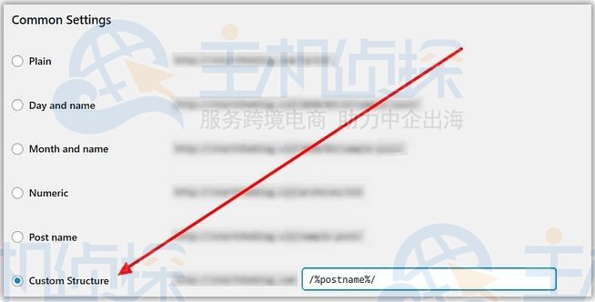 WordPress固定链接设置