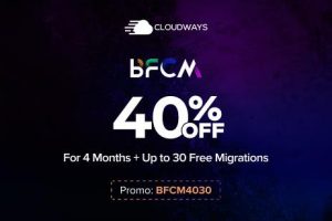 Cloudways黑五促销活动