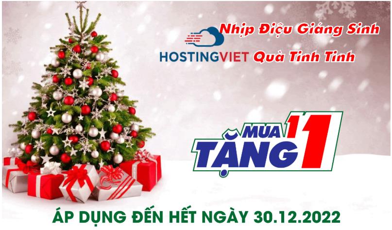 HostingViet2022圣诞节特惠活动