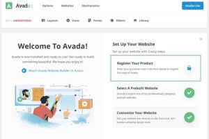 注册Avada主题账号