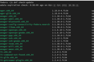 Fedora更新软件命令