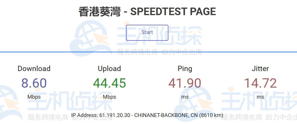 香港葵湾机房速度